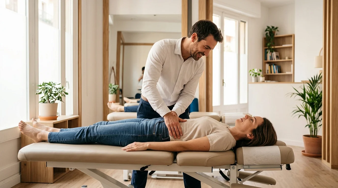 Quiropráctica en Gràcia mejorando el potencial de salud y bienestar