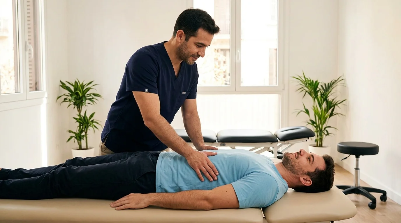 quiropractica Barcelona estilo de vida saludable persona sonriendo